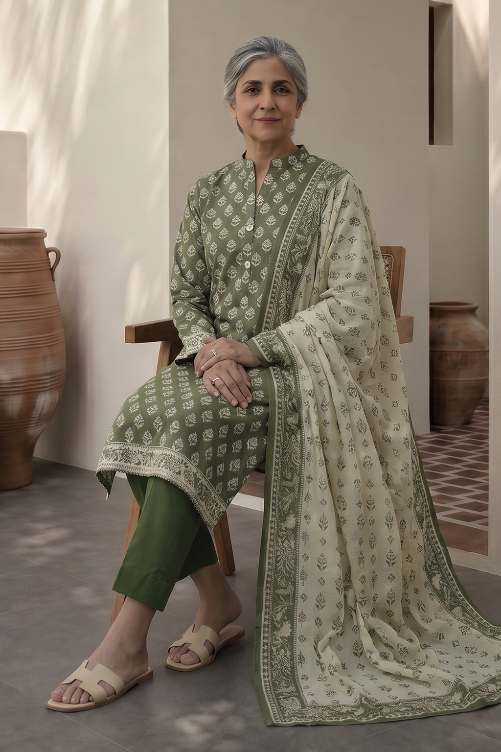 Shirt Shalwar Dupatta - 8015