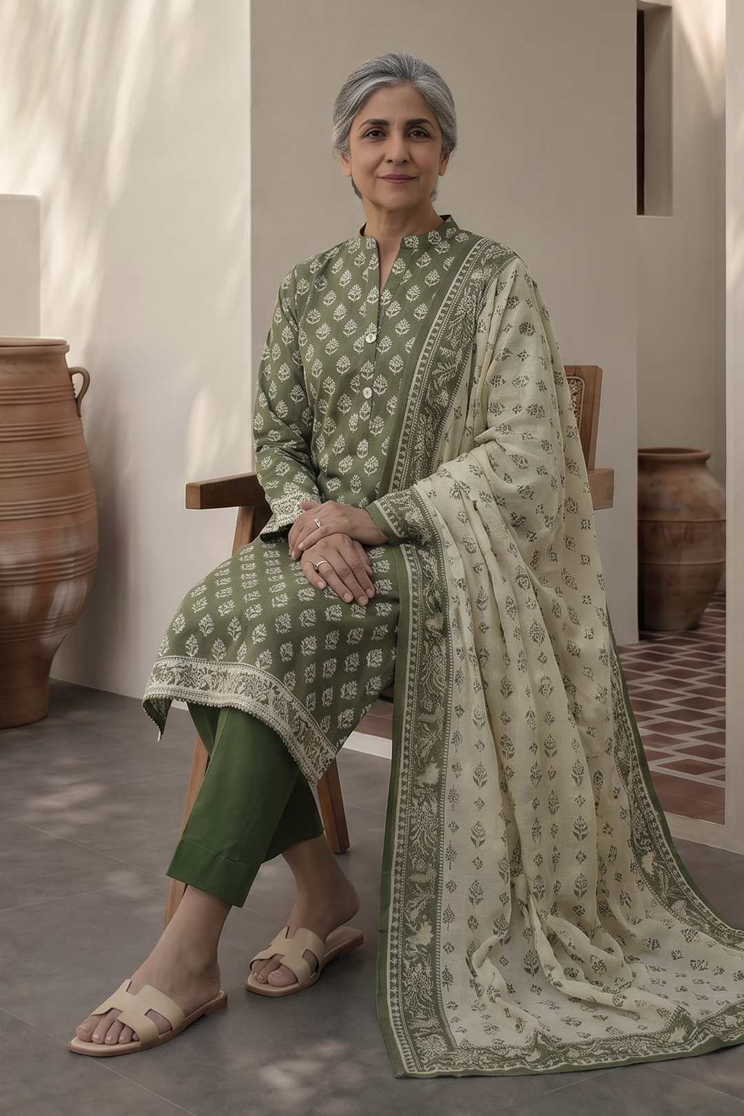 Shirt Shalwar Dupatta - 8015