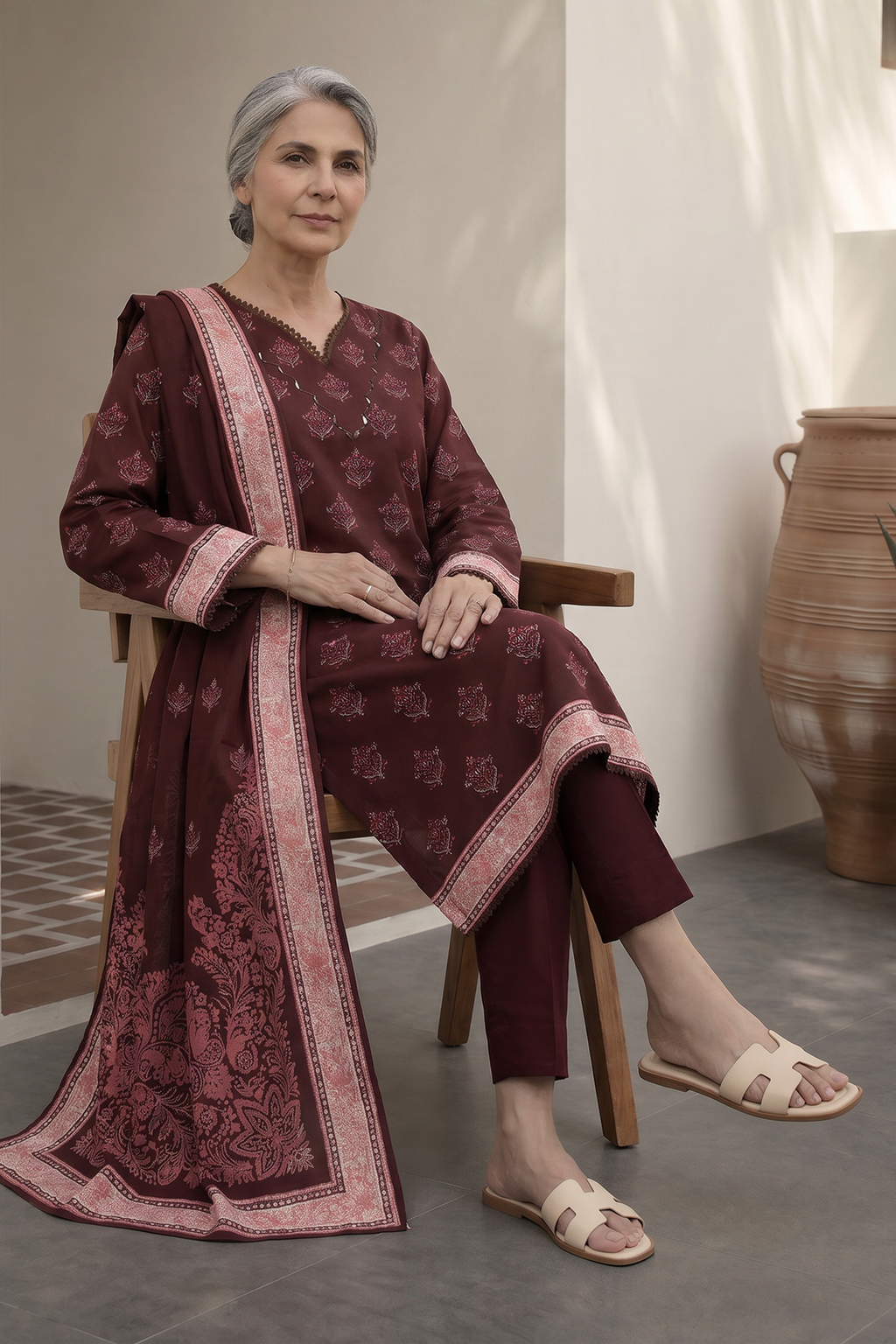 Shirt Shalwar Dupatta - 8016