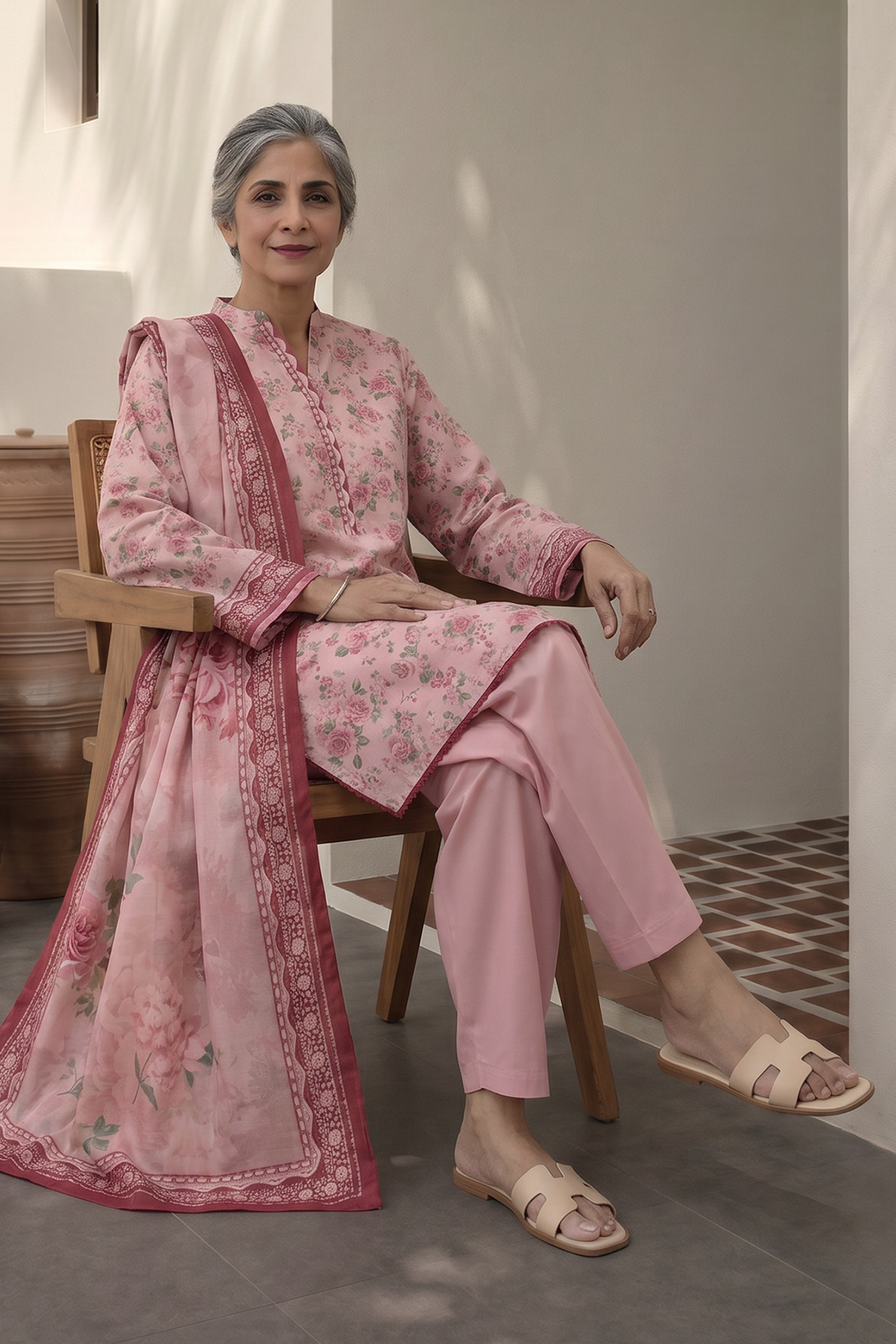 Shirt Shalwar Dupatta - 8017