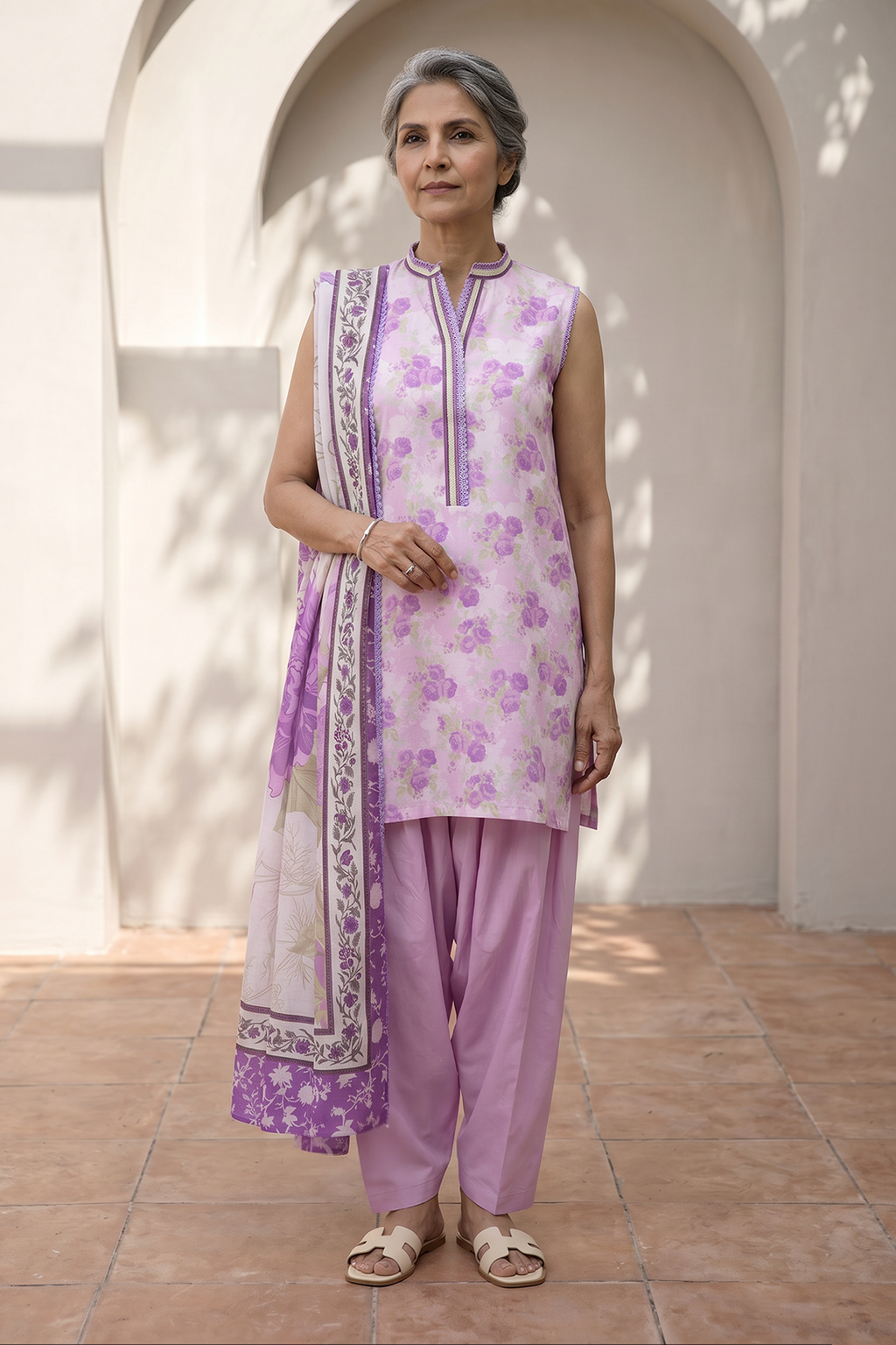 Shirt Shalwar Dupatta - 8018