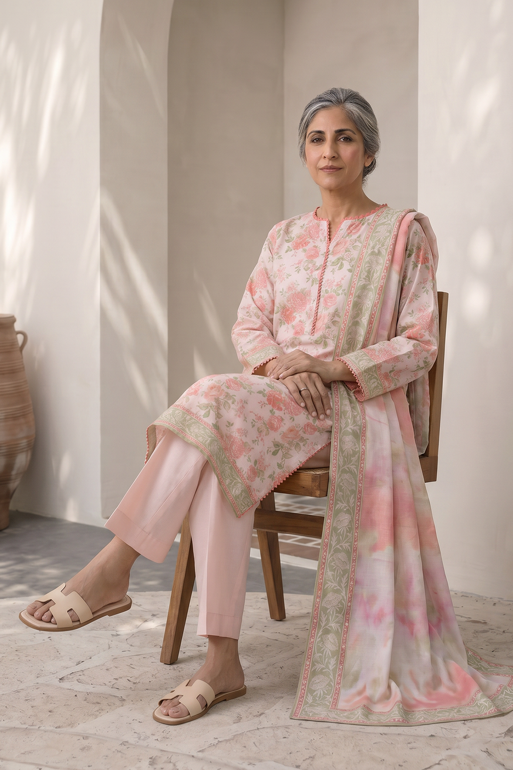 Shirt Shalwar Dupatta - 8019