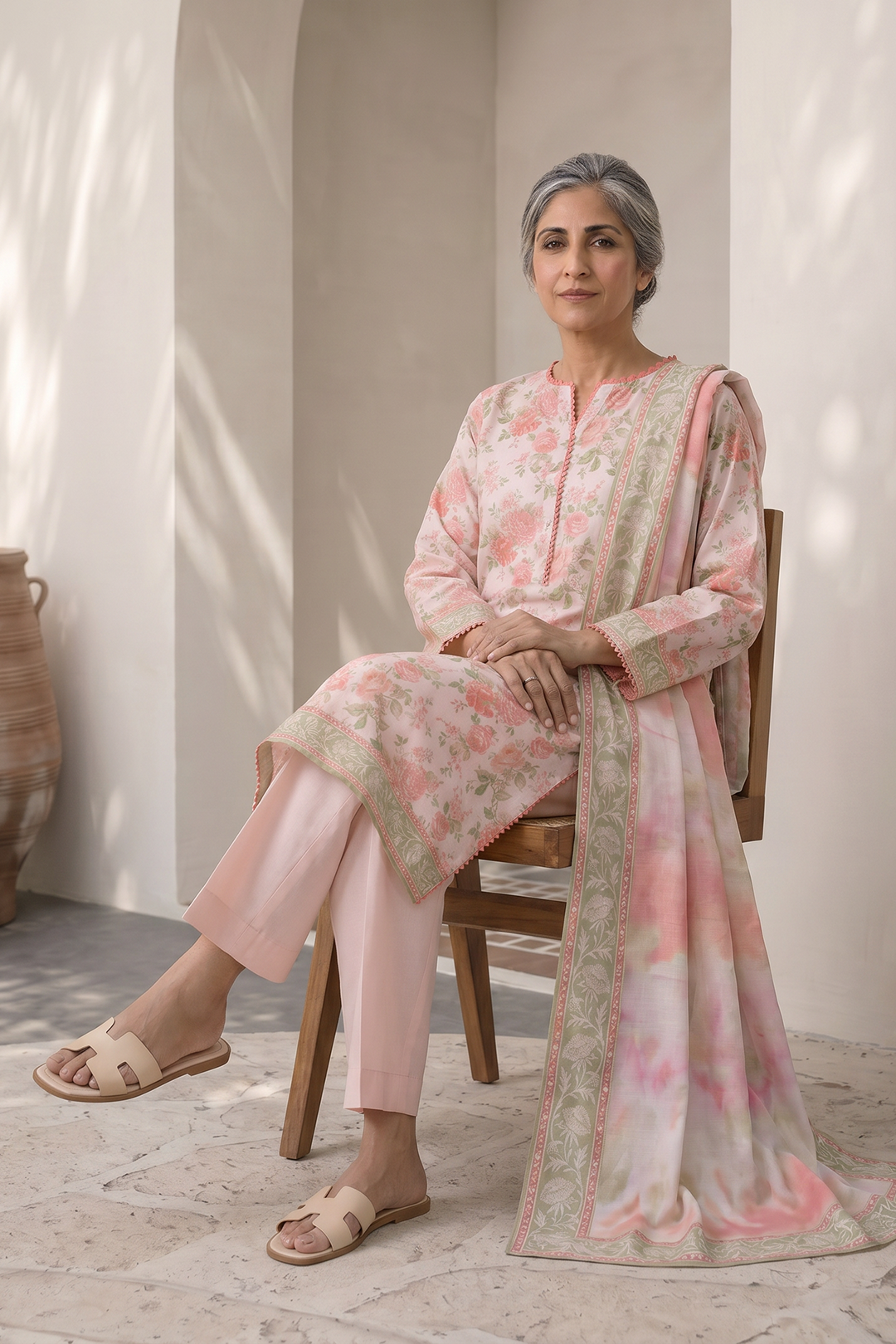 Shirt Shalwar Dupatta - 8019