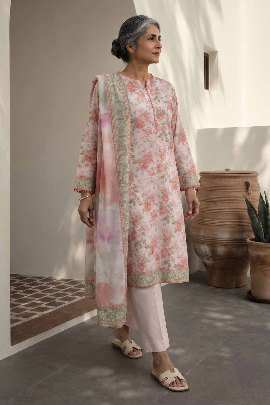 Shirt Shalwar Dupatta - 8019
