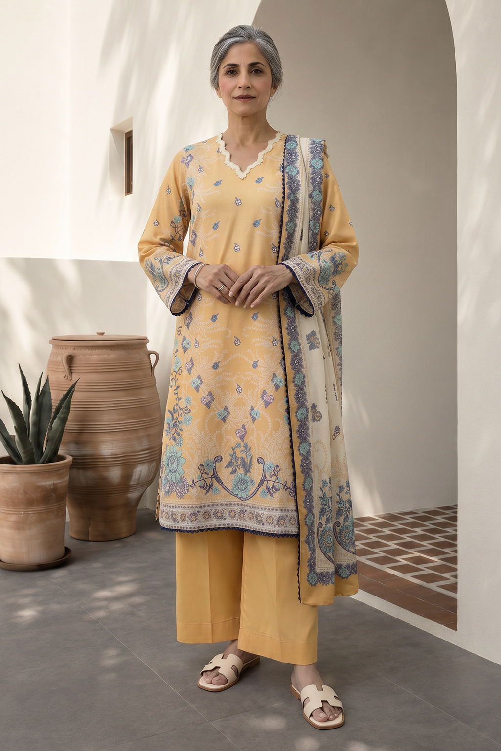 Shirt Shalwar Dupatta - 8020