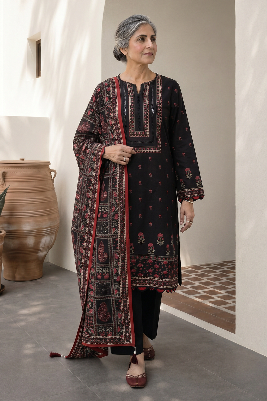 Shirt Shalwar Dupatta - 8021