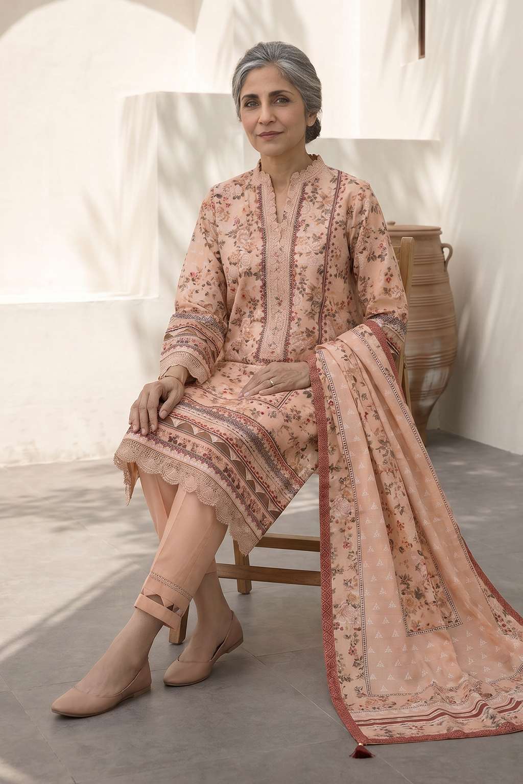 Shirt Shalwar Dupatta - 8023