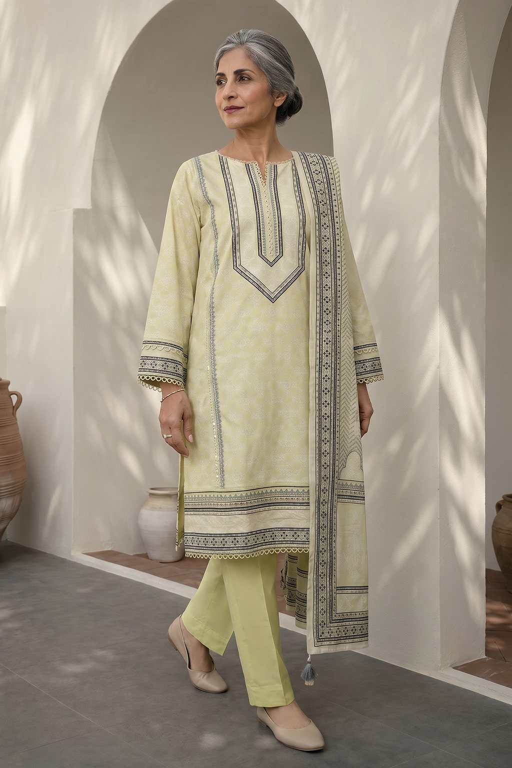 Shirt Shalwar Dupatta - 8024