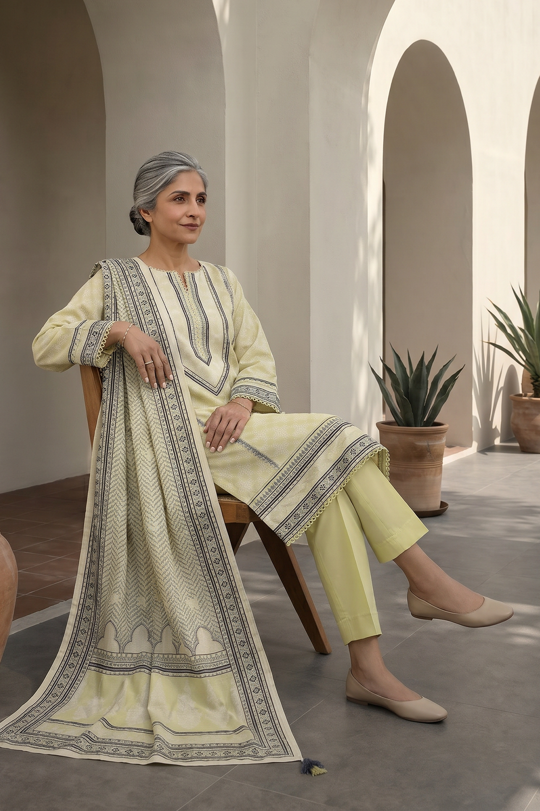 Shirt Shalwar Dupatta - 8024