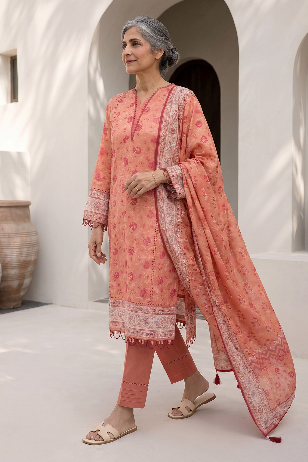 Shirt Shalwar Dupatta - 8025