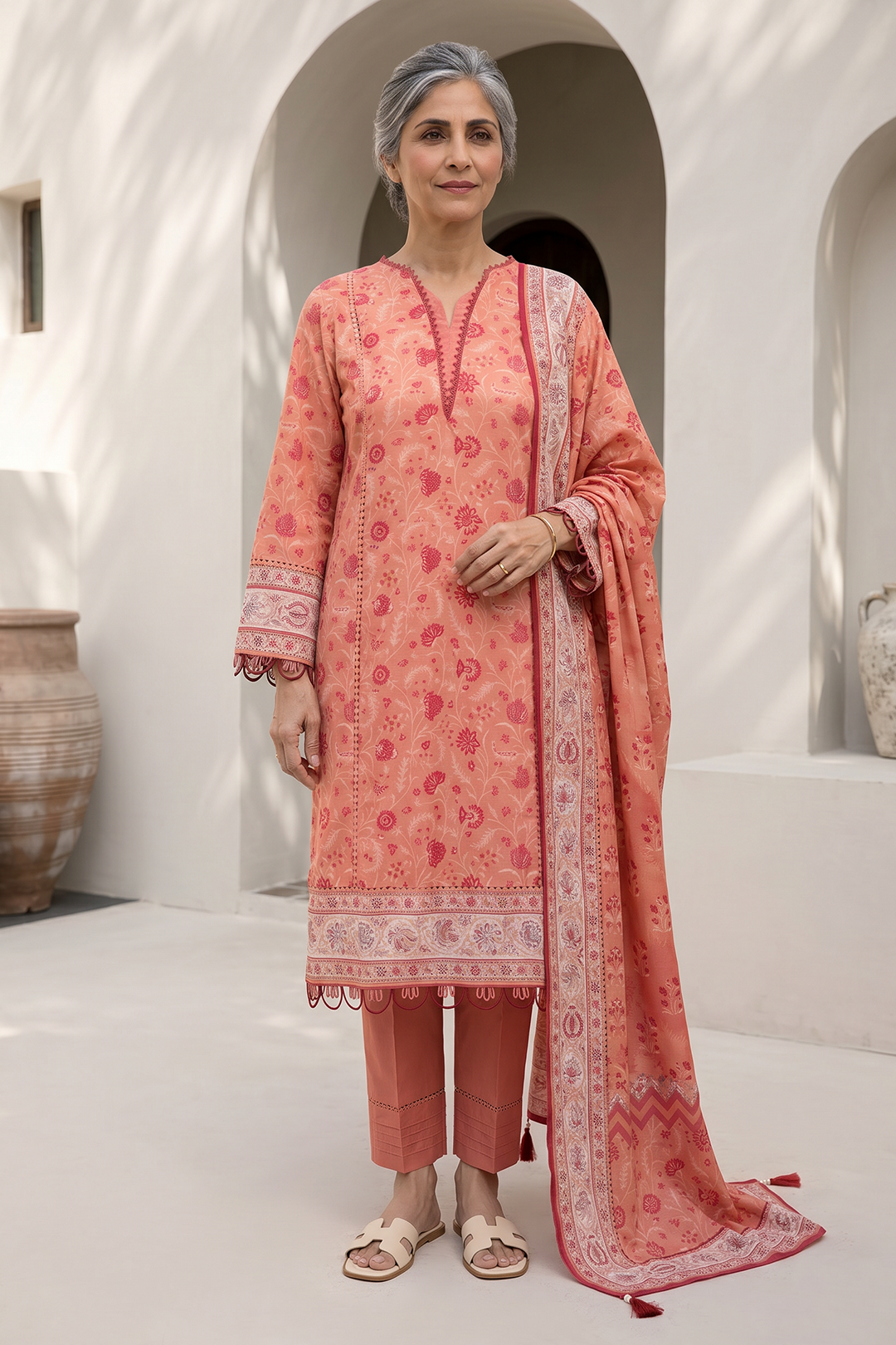 Shirt Shalwar Dupatta - 8025
