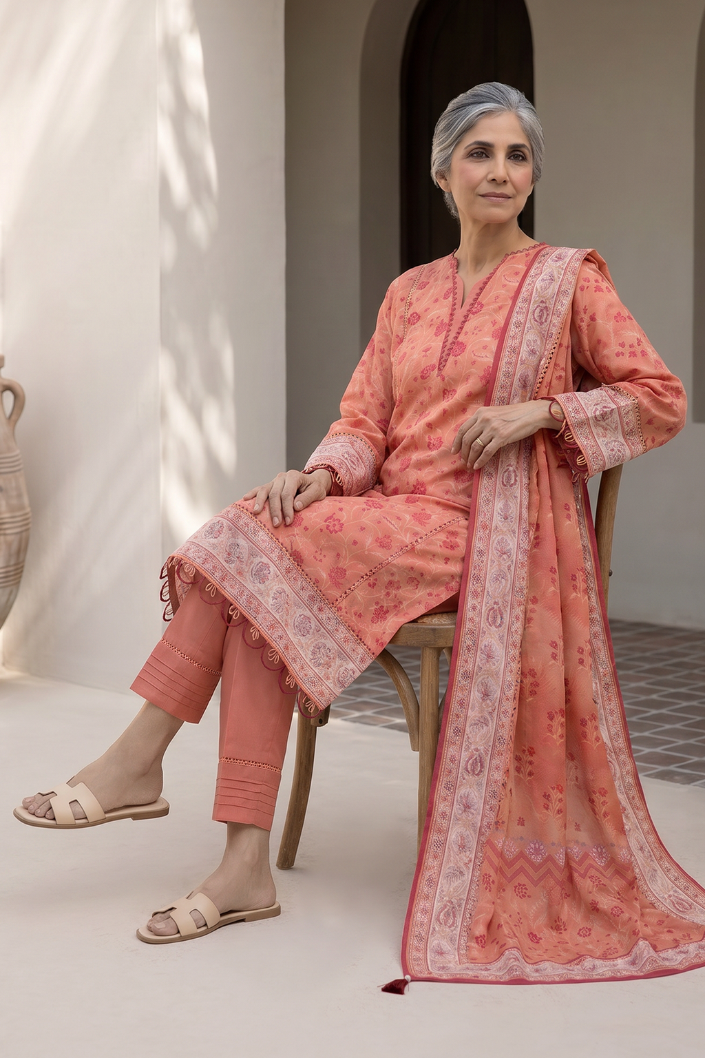 Shirt Shalwar Dupatta - 8025