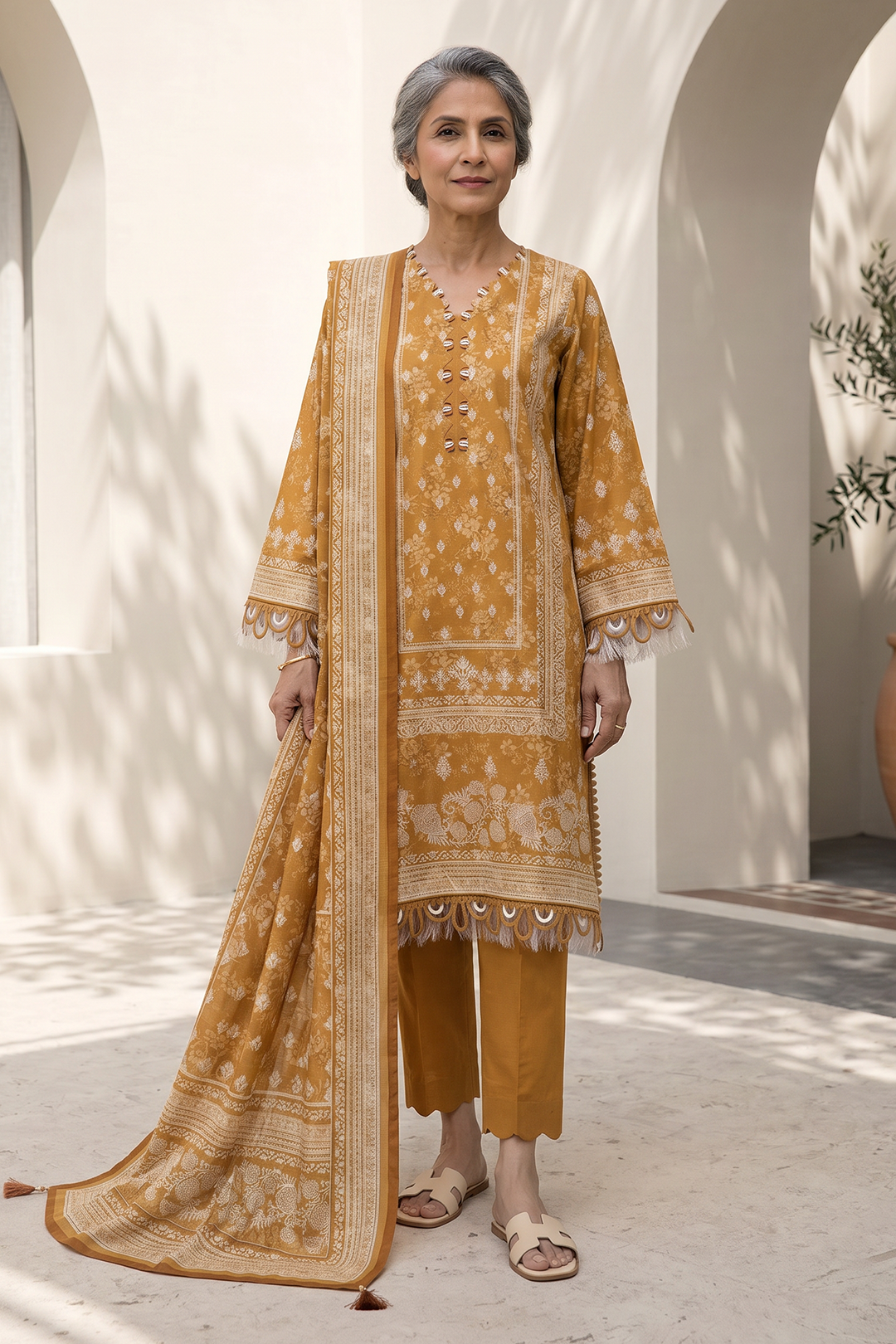 Shirt Shalwar Dupatta - 8027