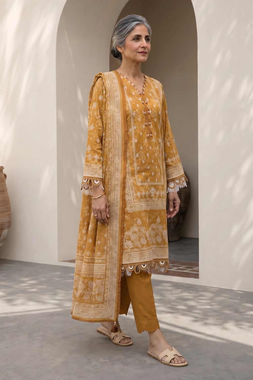 Shirt Shalwar Dupatta - 8027
