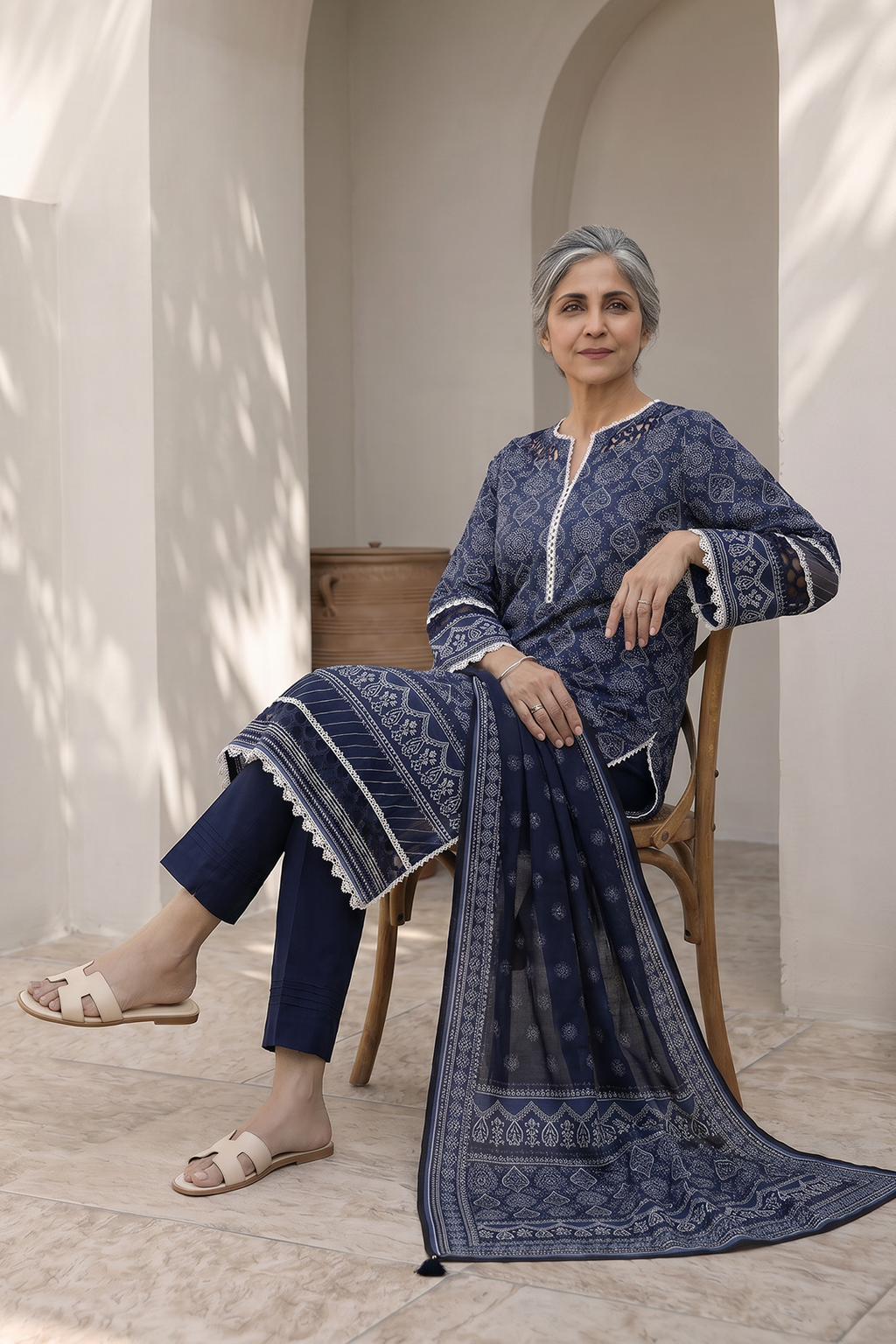 Shirt Shalwar Dupatta - 8028