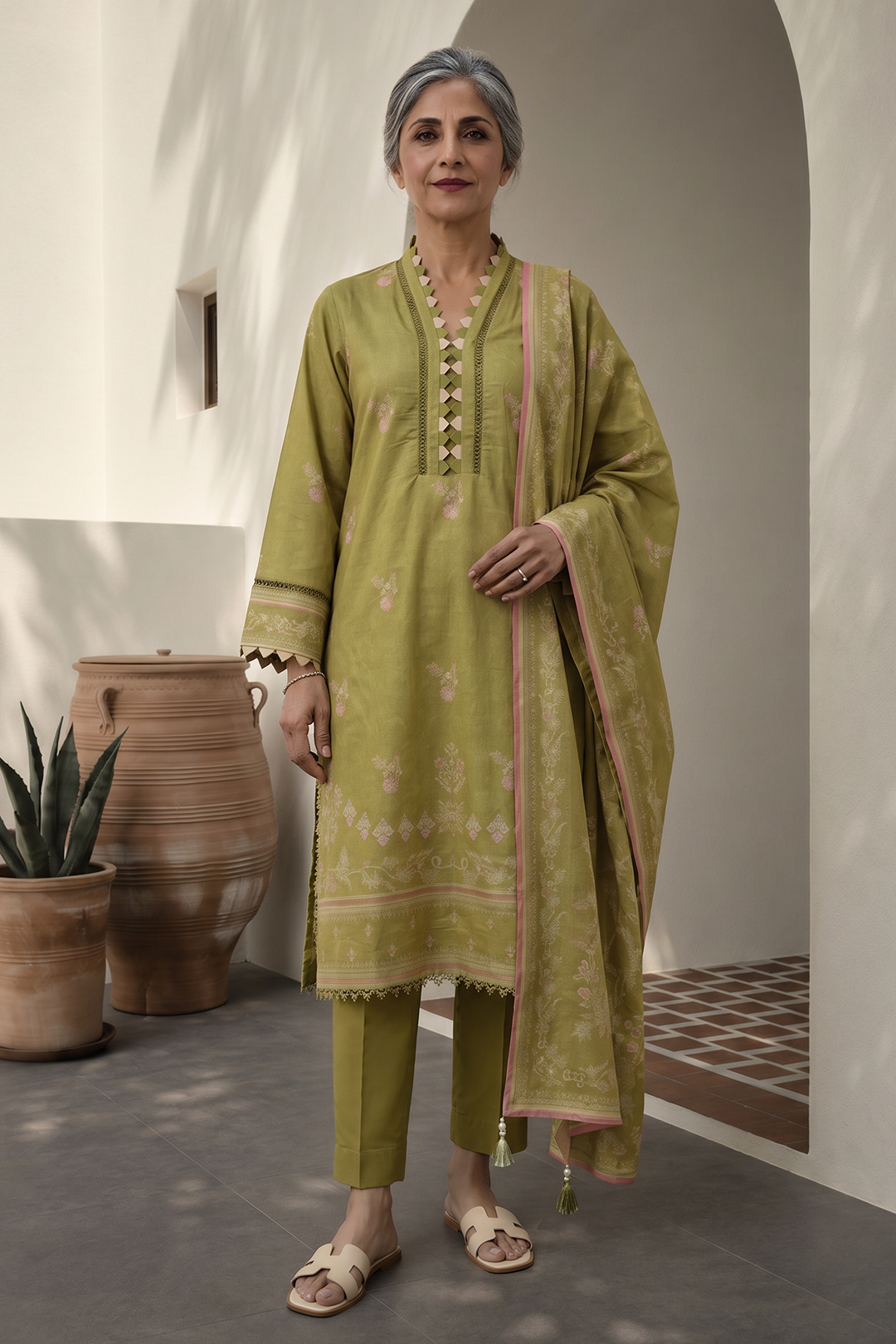 Shirt Shalwar Dupatta - 8029