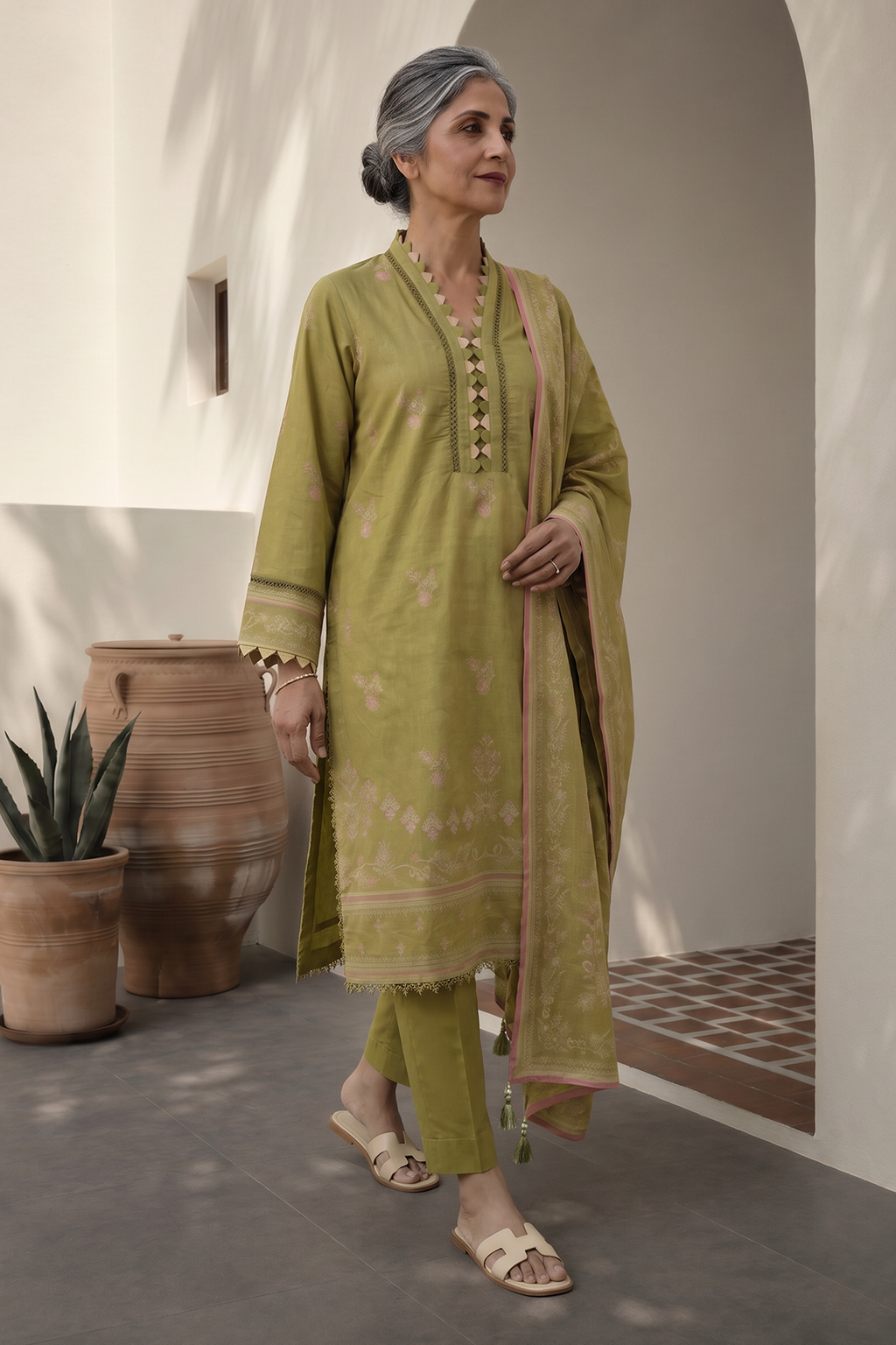 Shirt Shalwar Dupatta - 8029