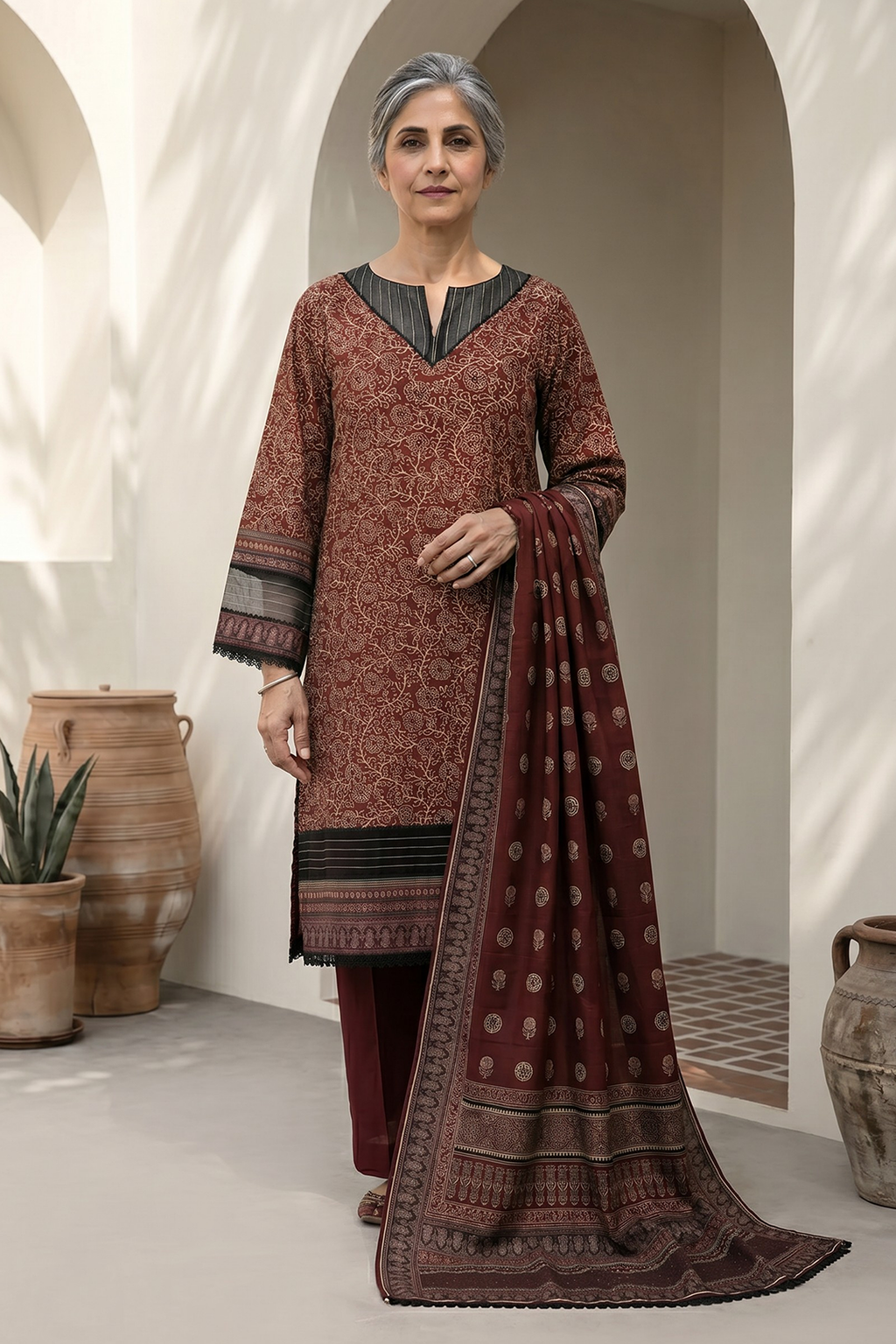 Shirt Shalwar Dupatta - 8032