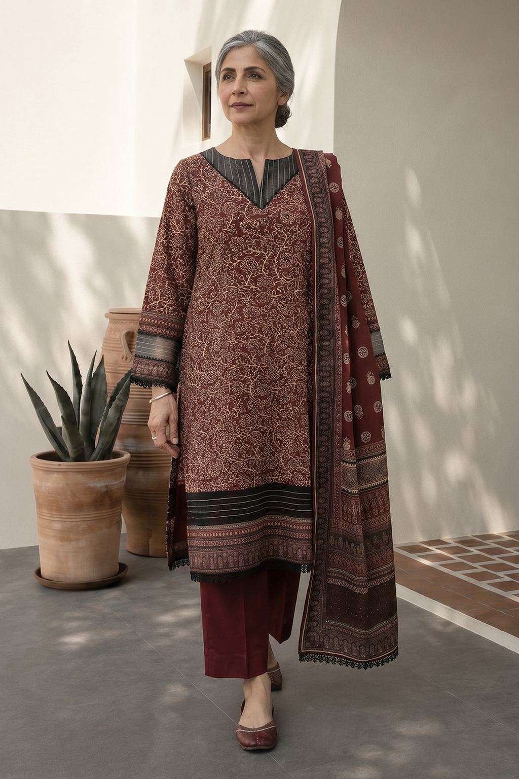 Shirt Shalwar Dupatta - 8032