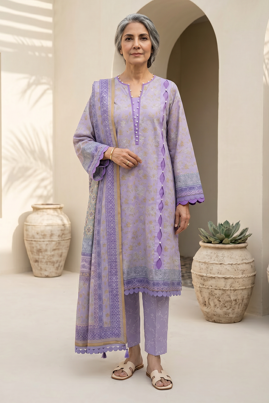 Shirt Shalwar Dupatta - 8033