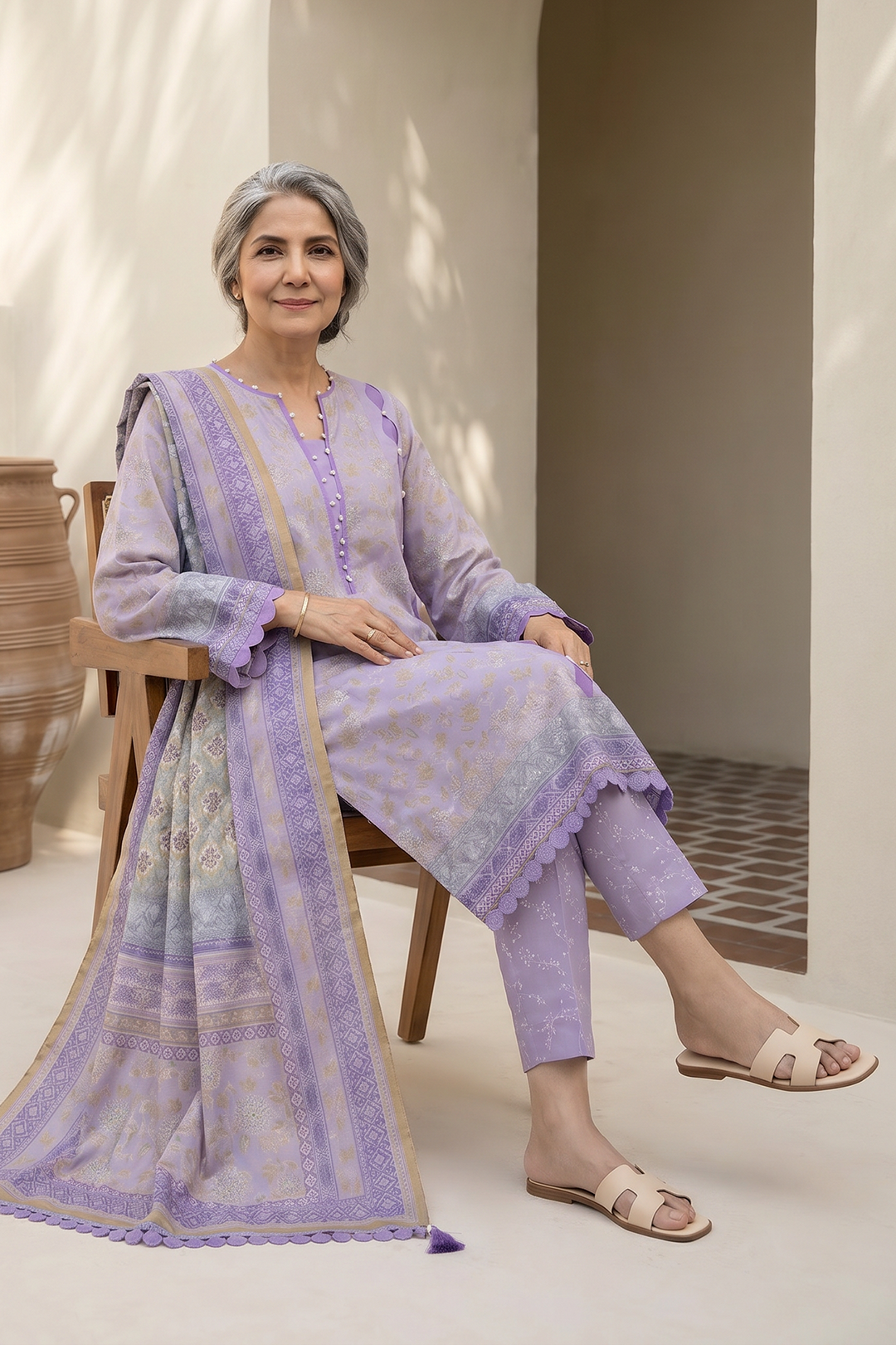 Shirt Shalwar Dupatta - 8033