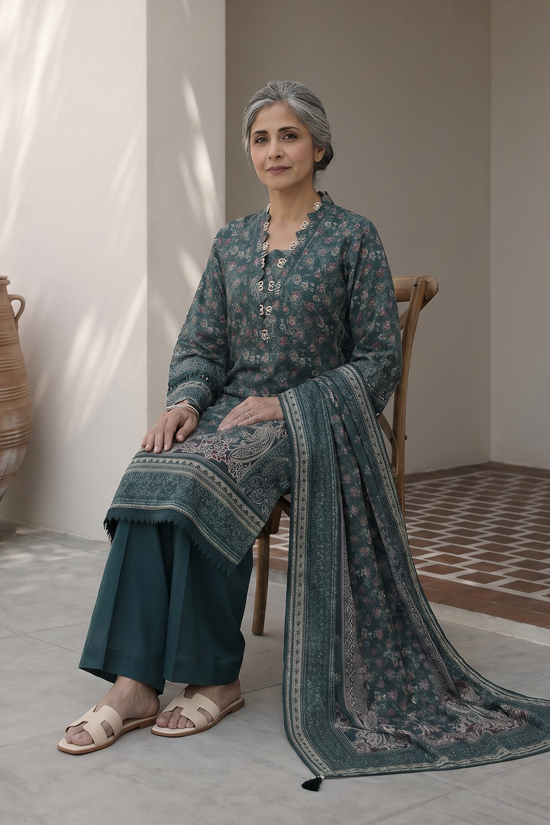 Shirt Shalwar Dupatta - 8034