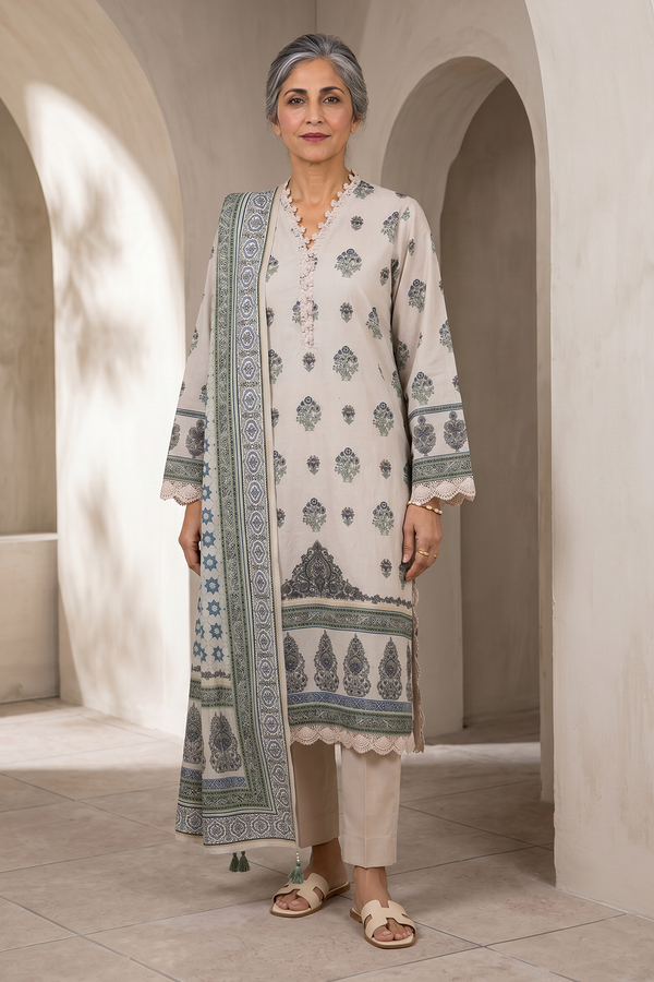 Shirt Shalwar Dupatta - 8035