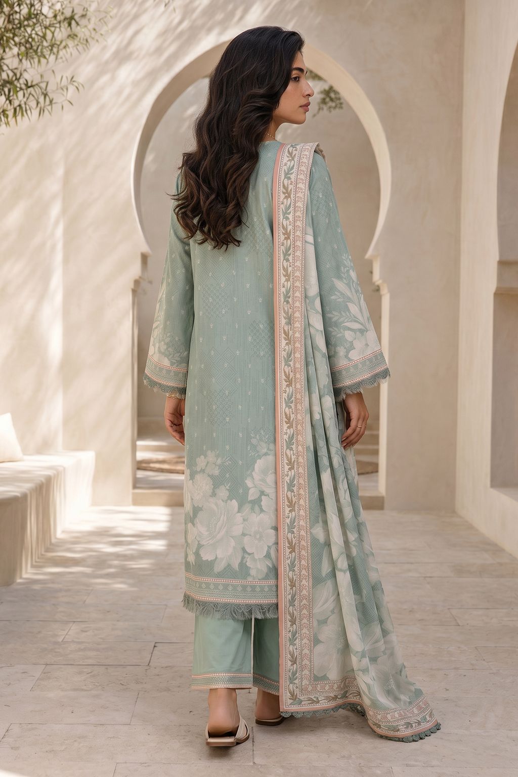 Shirt Shalwar Dupatta - 8036