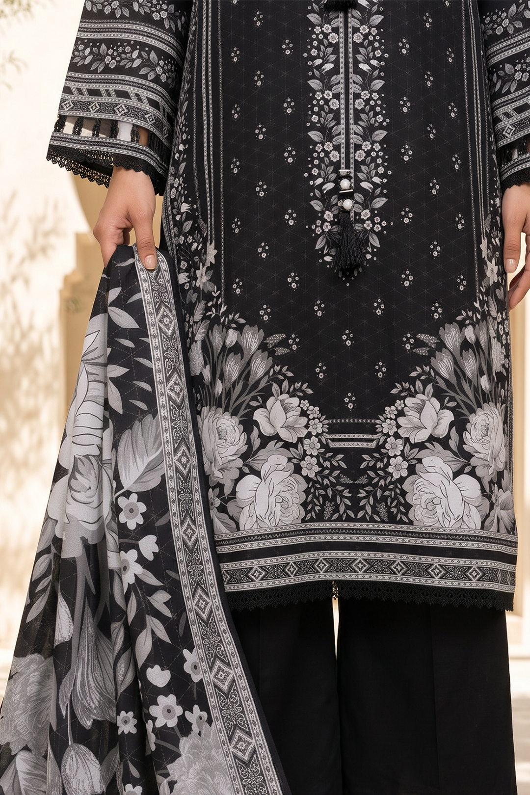 Shirt Shalwar Dupatta - 8037