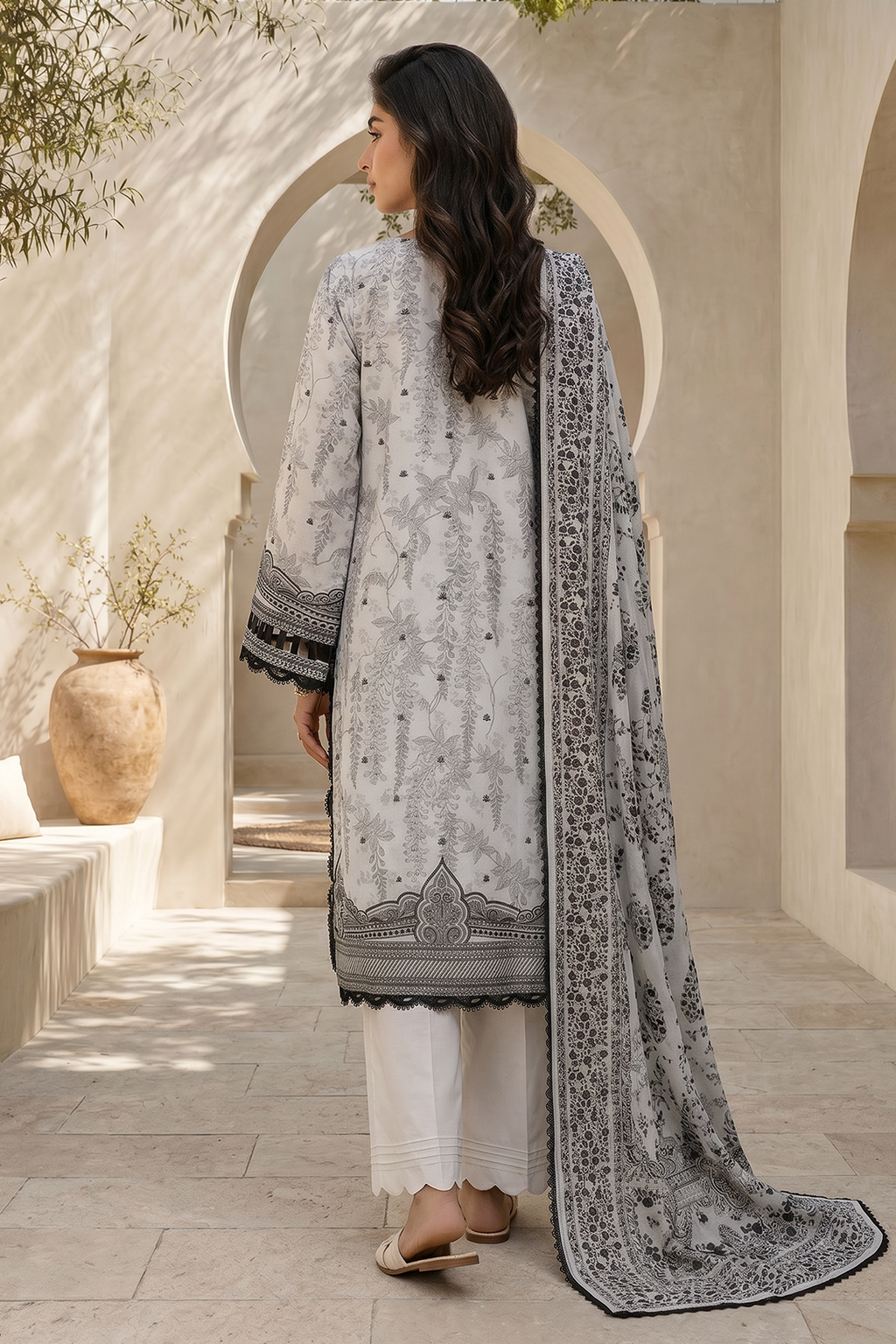 Shirt Shalwar Dupatta - 8039