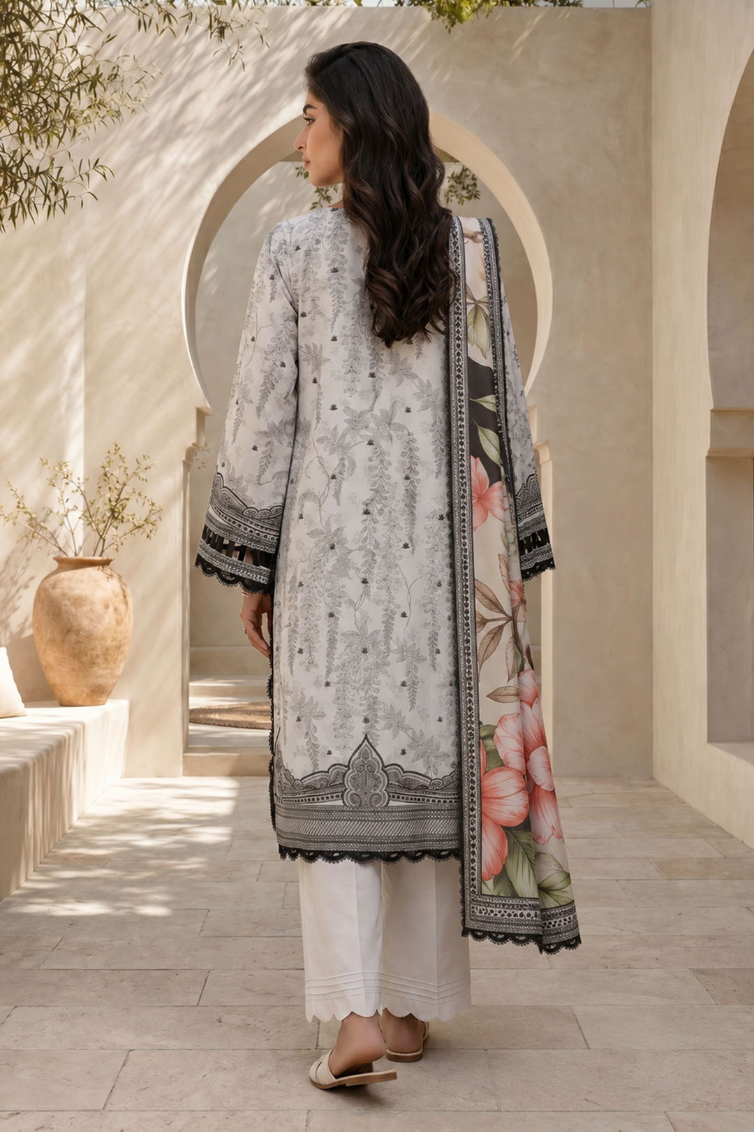 Shirt Shalwar Dupatta - 8039