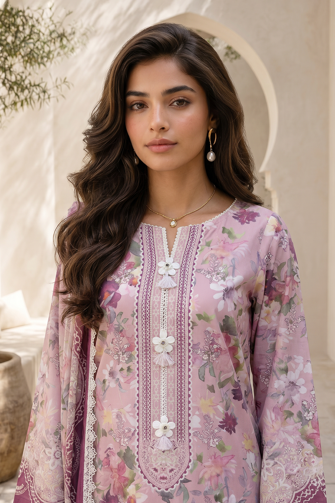 Shirt Shalwar Dupatta - 8041
