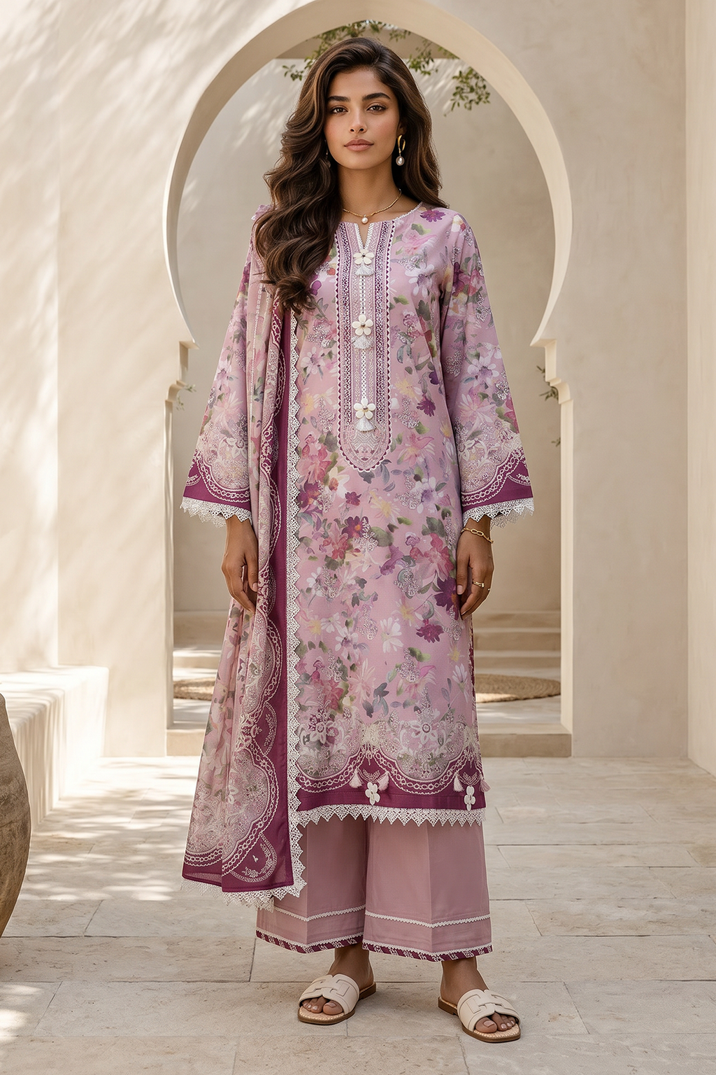 Shirt Shalwar Dupatta - 8041