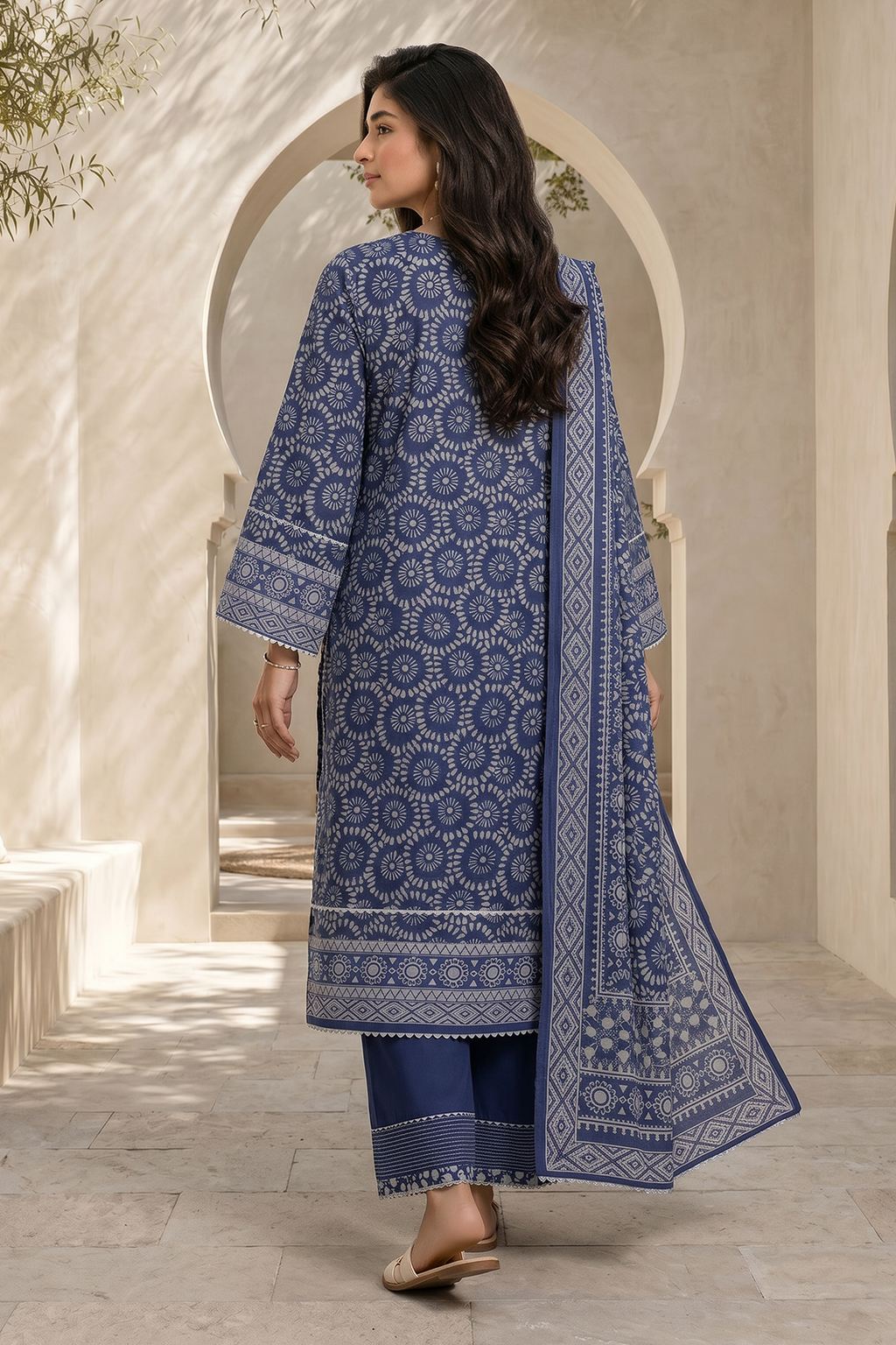 Shirt Shalwar Dupatta - 8043