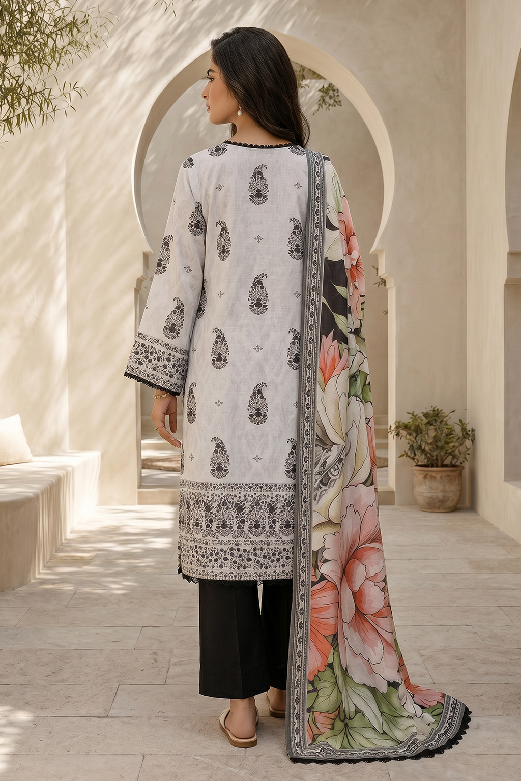Shirt Shalwar Dupatta - 8045