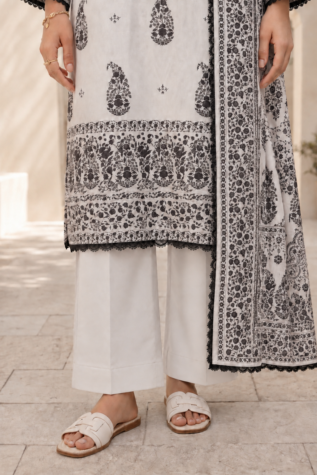 Shirt Shalwar Dupatta - 8045
