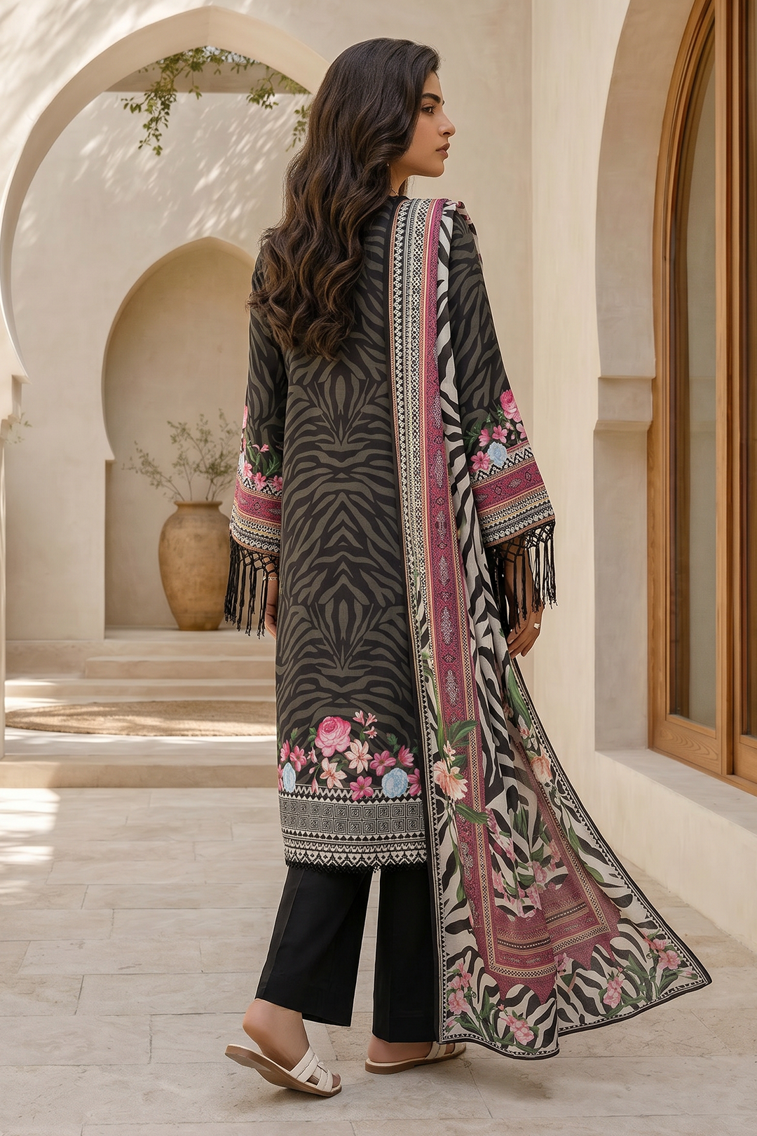 Shirt Shalwar Dupatta - 8046