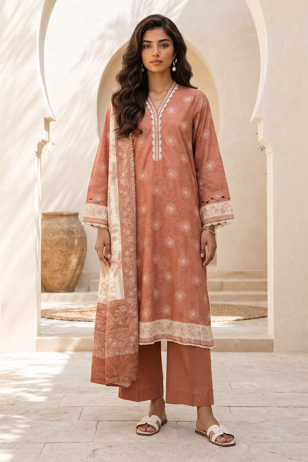 Shirt Shalwar Dupatta - 8047