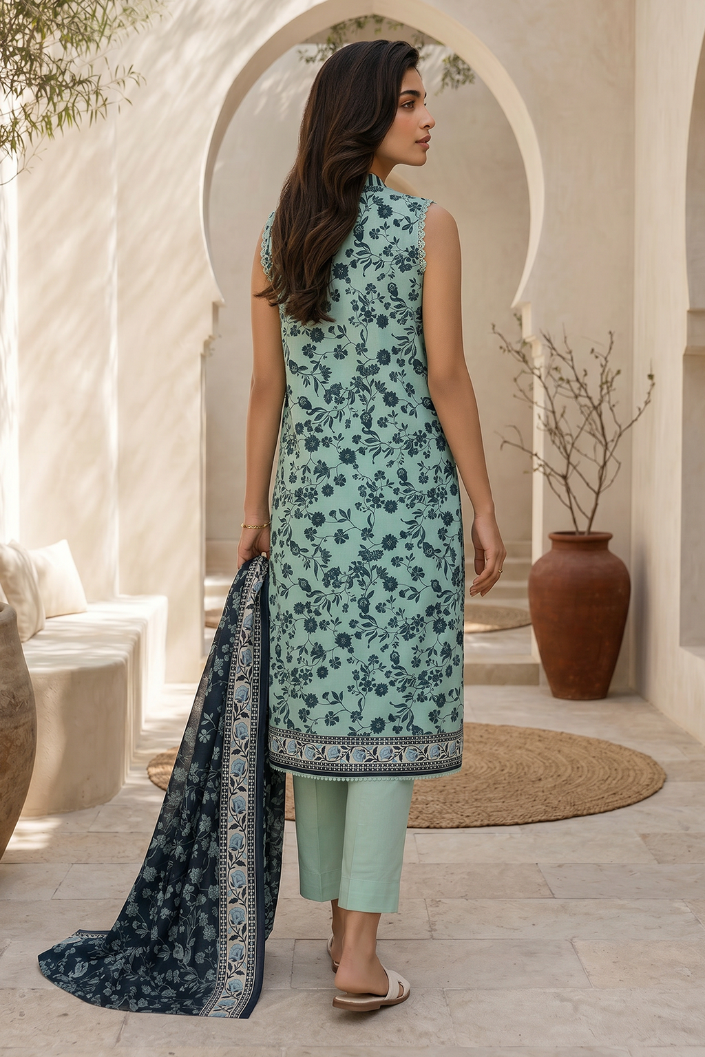 Shirt Shalwar Dupatta - 8048