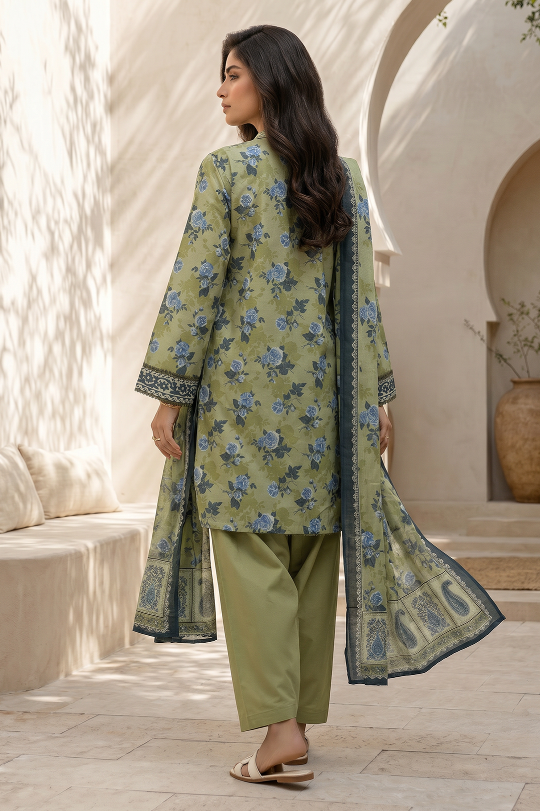 Shirt Shalwar Dupatta - 8050