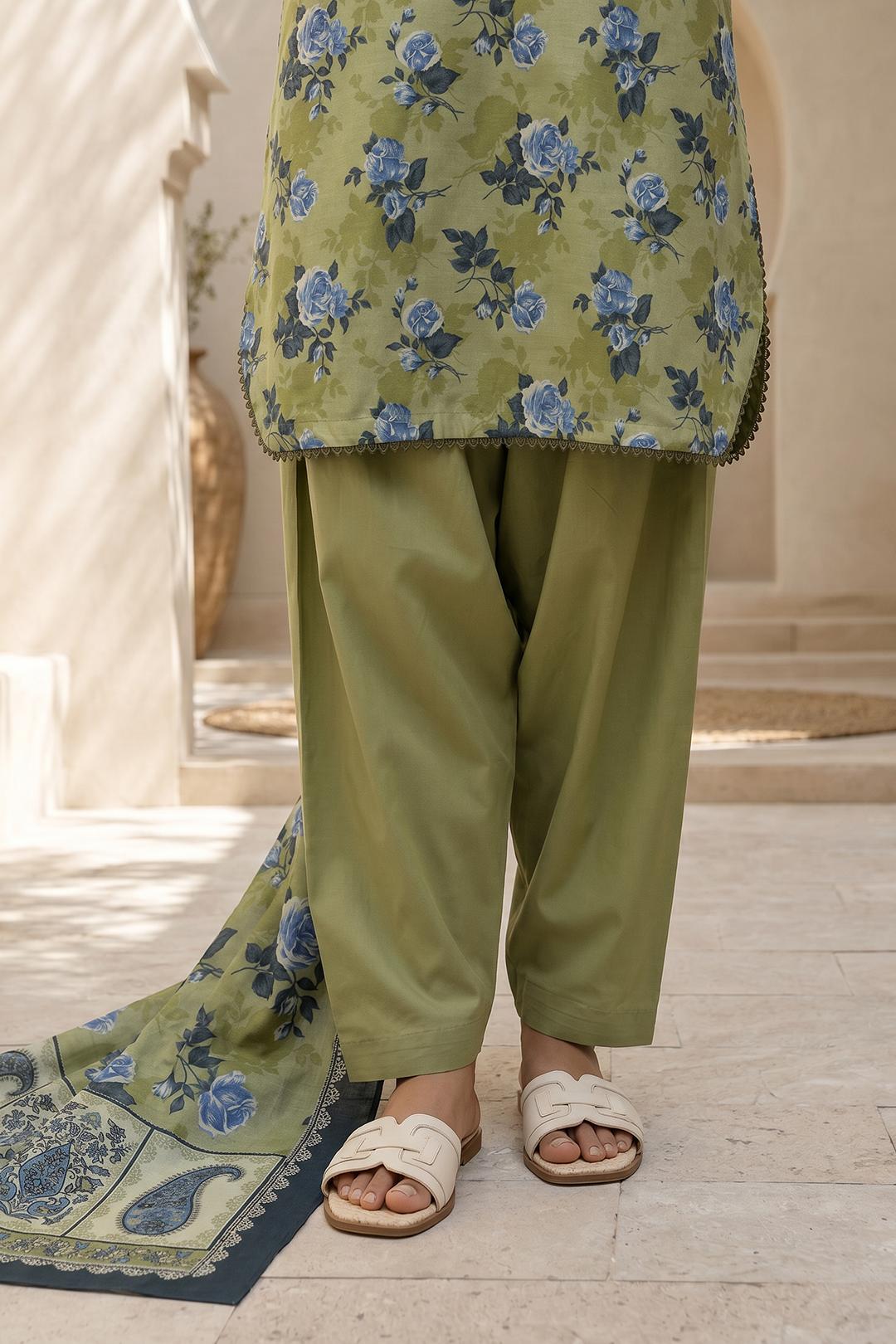 Shirt Shalwar Dupatta - 8050
