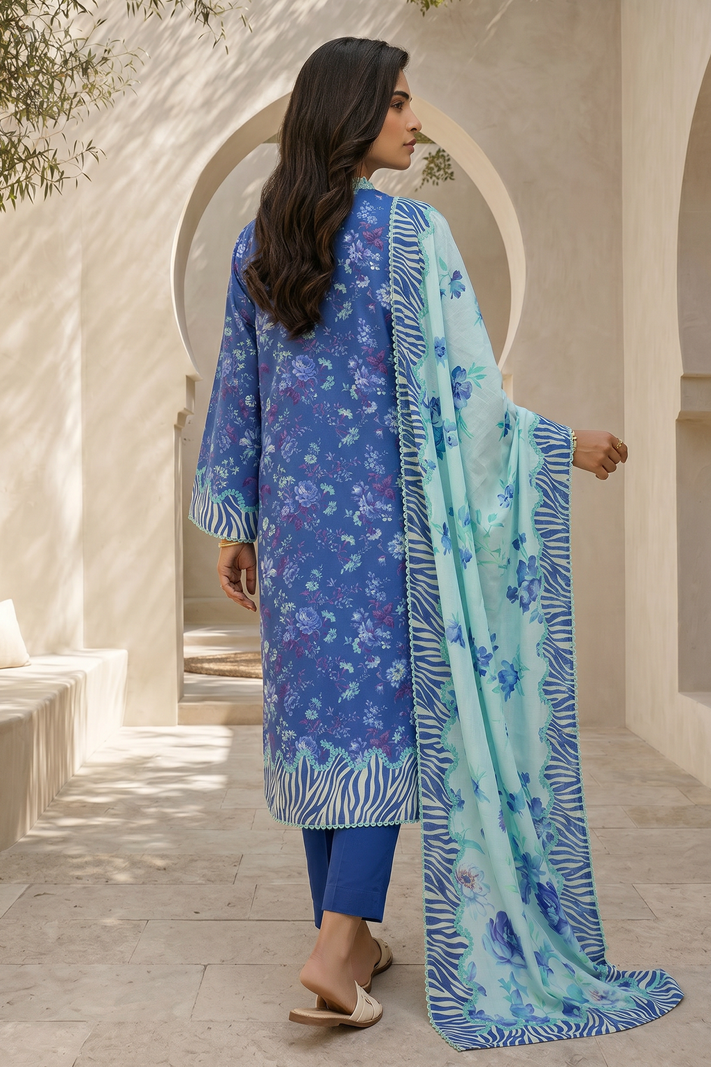 Shirt Shalwar Dupatta - 8051