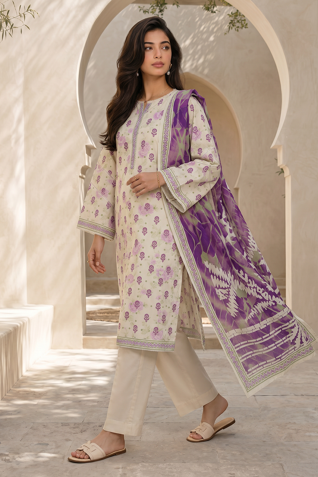 Shirt Shalwar Dupatta - 8053
