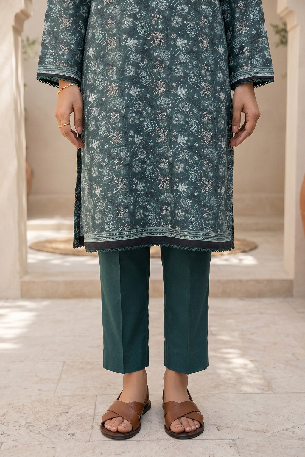 Shirt Shalwar Dupatta - 8054