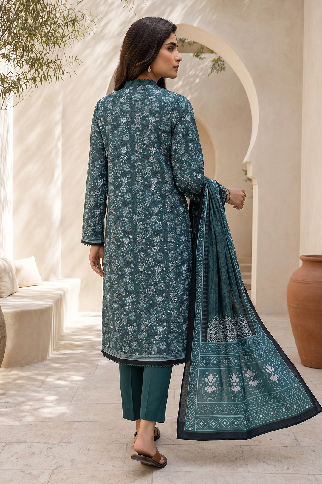 Shirt Shalwar Dupatta - 8054
