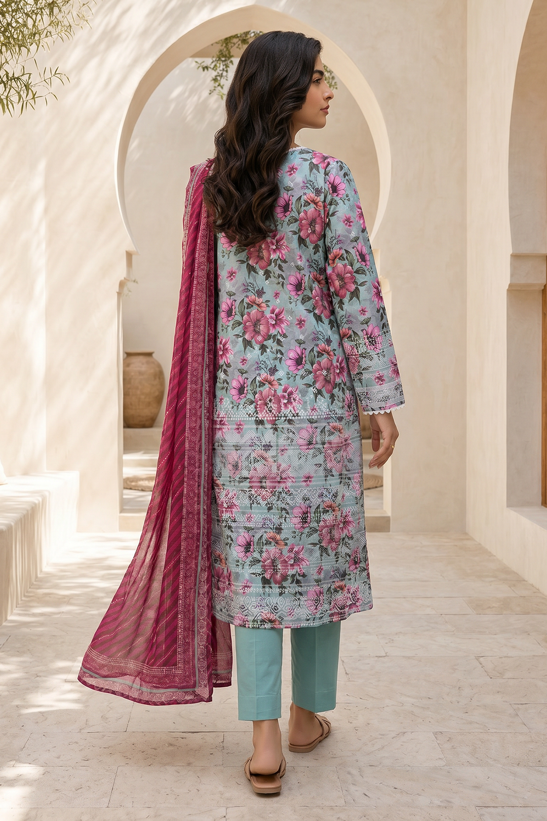 Shirt Shalwar Dupatta - 8055