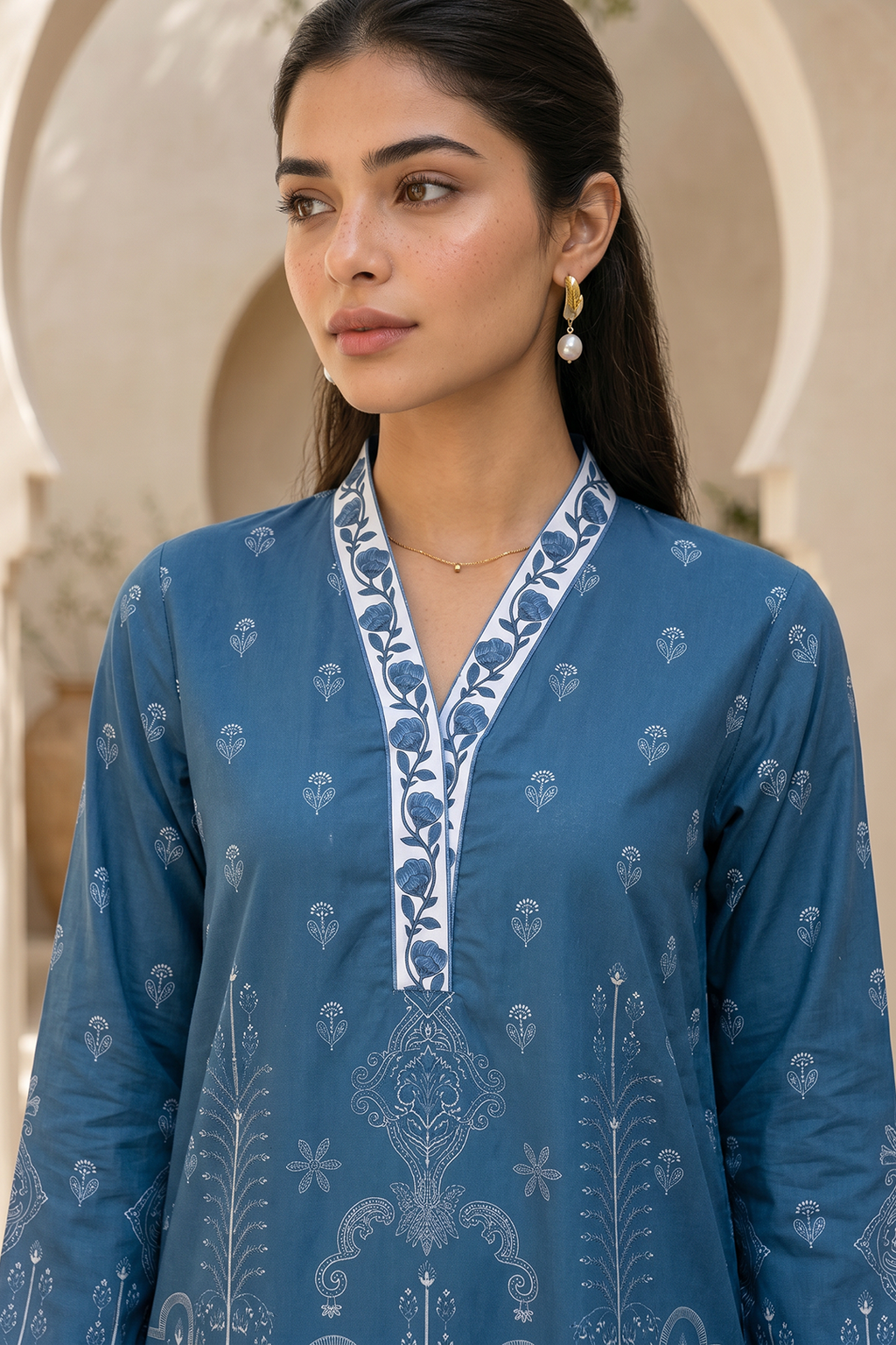 Shirt Shalwar Dupatta - 8056