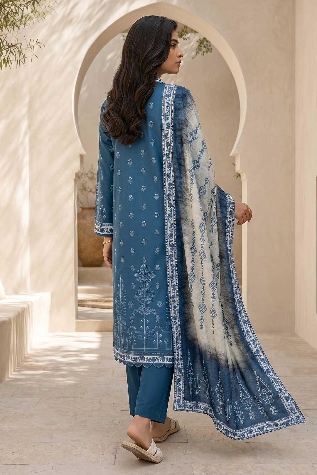 Shirt Shalwar Dupatta - 8056