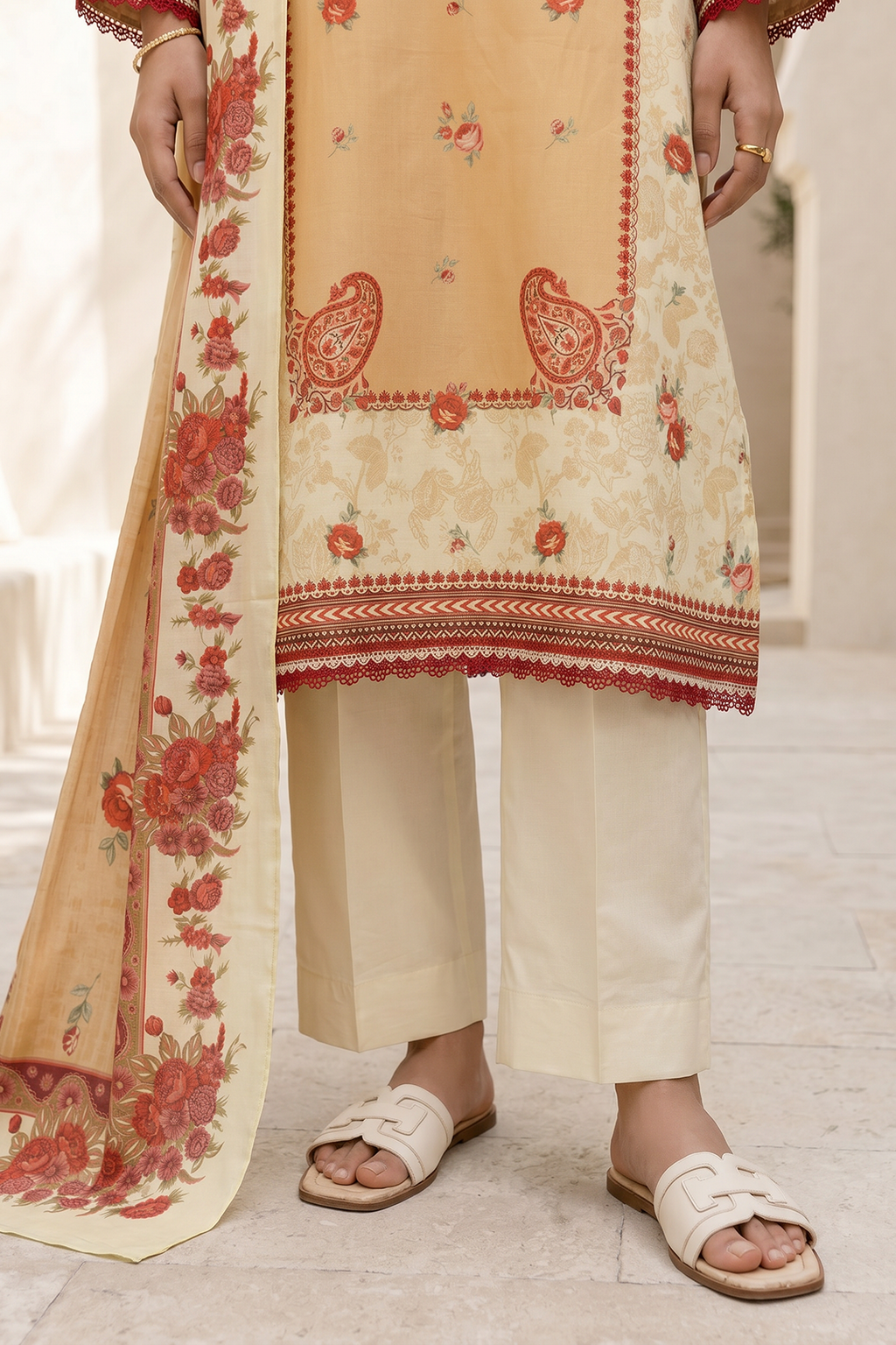 Shirt Shalwar Dupatta - 8057