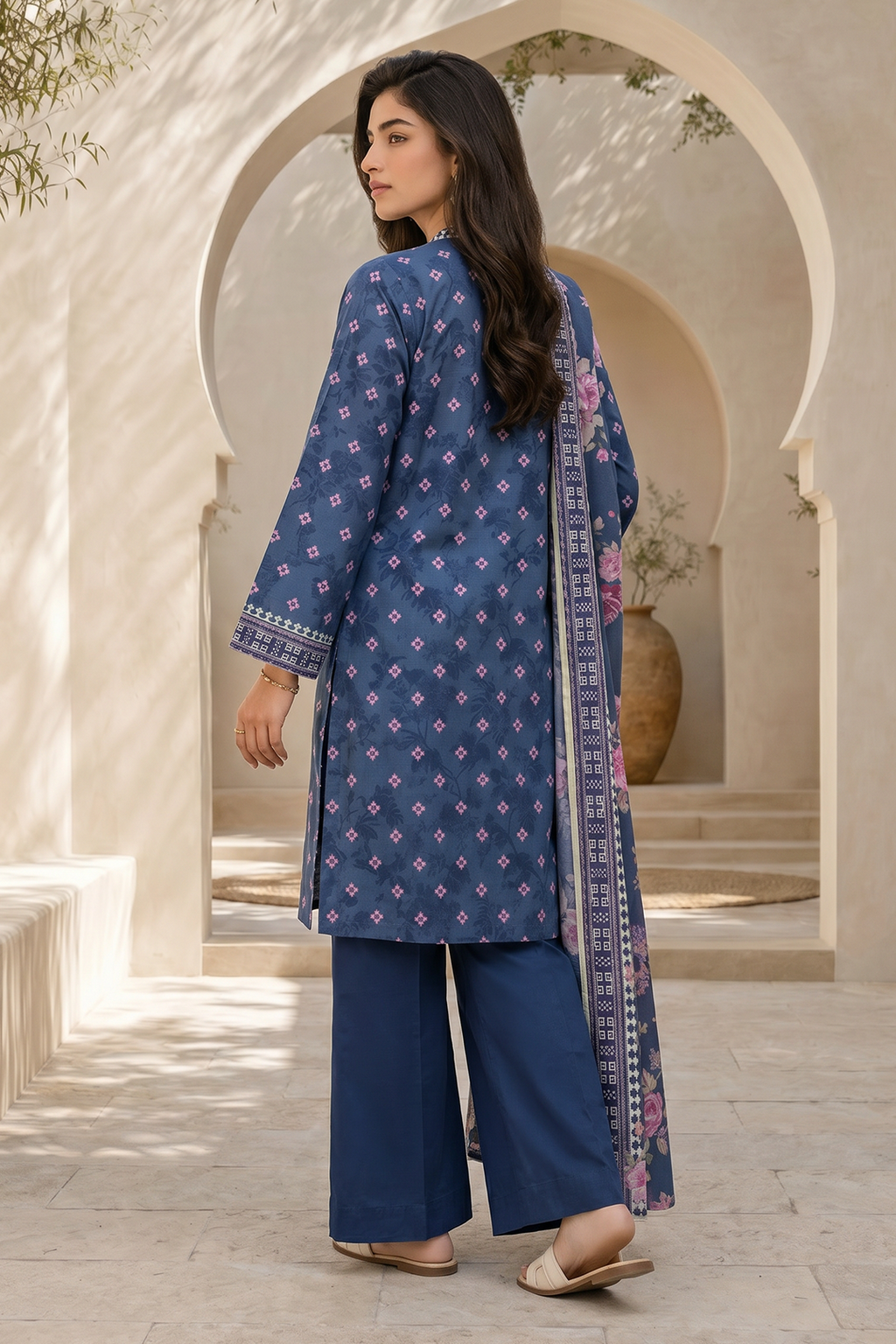 Shirt Shalwar Dupatta - 8060